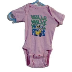 Rabbit Skins Pink Wall-E Bodysuit‎